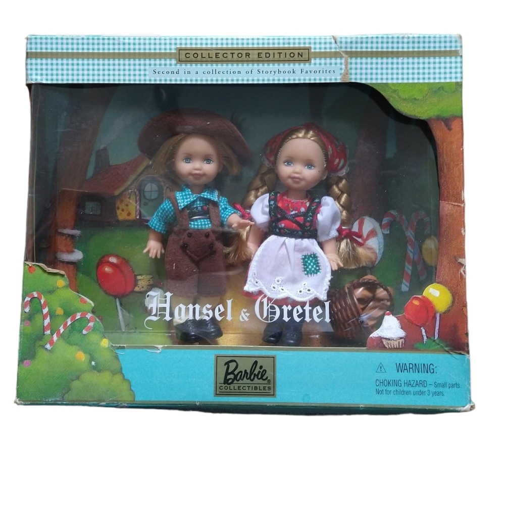 Hansel & Gretel Kelly and Tommy Dolls Barbie Collectibles Storybook Favo…
